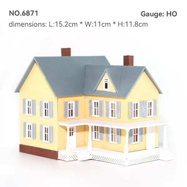 DIY Little House Model Kit for HO Scale - Image 7