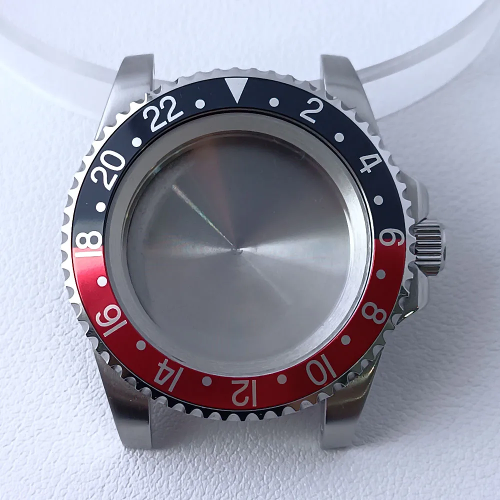 40.5mm Stainless Steel GMT Watch Case NH35/NH36 30 40.5mm Stainless Steel GMT Watch Case NH35/NH36 - Image 30