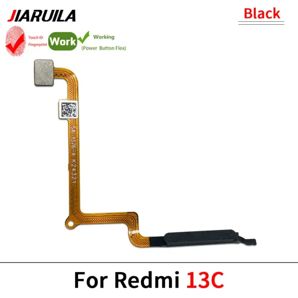 Fingerprint Sensor Home Return Power Button Flex Cable for Xiaomi Redmi 13C - Image 14