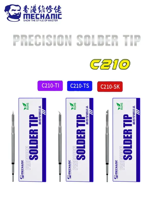 Mechanic C210 Soldering Iron Tips Set - Image 9