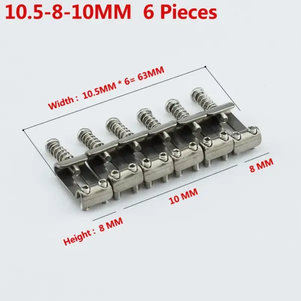 Titanium Alloy Vintage Guitar Bridge Saddle Set - Image 17