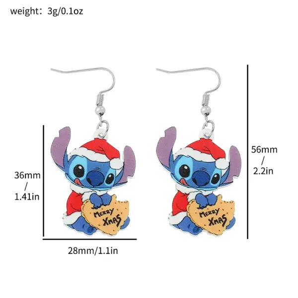 Lilo and Stitch Acrylic Drop Earrings - Image 14