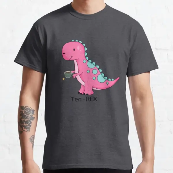 Cute Dinosaur Graphic T-Shirt for Adults - Image 10
