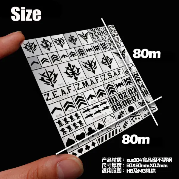 Mecha GM EFF Overspray Mask for Gundam Models - Image 6
