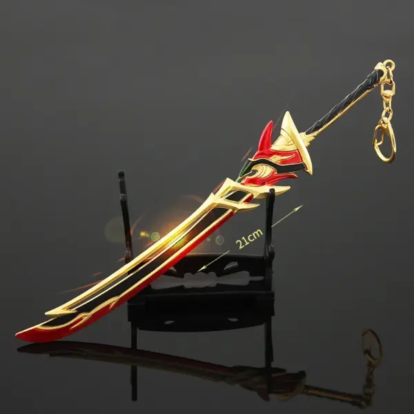 Genshin Impact Sword Metal Keychain Collection - Image 23