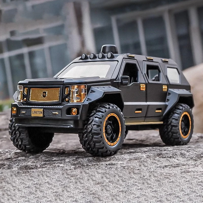 1:24 Alloy Diecast G.PATTON Off Road Vehicle 2 1:24 Alloy Diecast G.PATTON Off Road Vehicle - Image 2