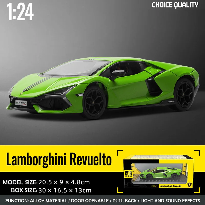 CCA 1:24 Lamborghini Revuelto Diecast Car Model 10 CCA 1:24 Lamborghini Revuelto Diecast Car Model - Image 10