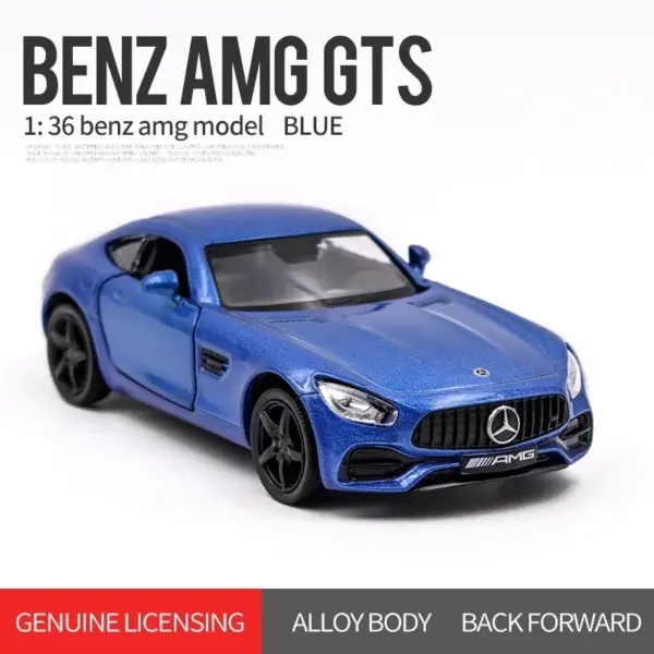 Mercedes Benz AMG GTS Diecast Model Car 1:36 - Image 11