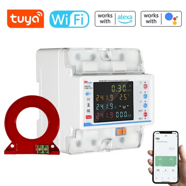 Tuya WiFi Smart Circuit Breaker Power Meter - Image 7
