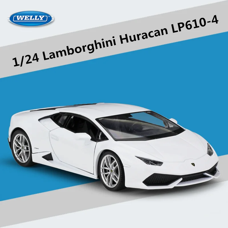 1:24 Lamborghini Huracan LP610-4 Diecast Model 9 1:24 Lamborghini Huracan LP610-4 Diecast Model - Image 9