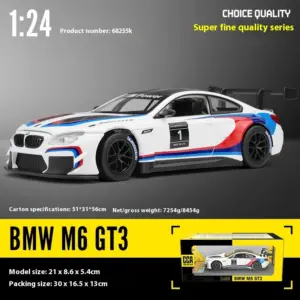 1:24 BMW M6 GT3 Diecast Racing Car Model 21 S5b736dd8085b4346a8ba708d4297d63cS