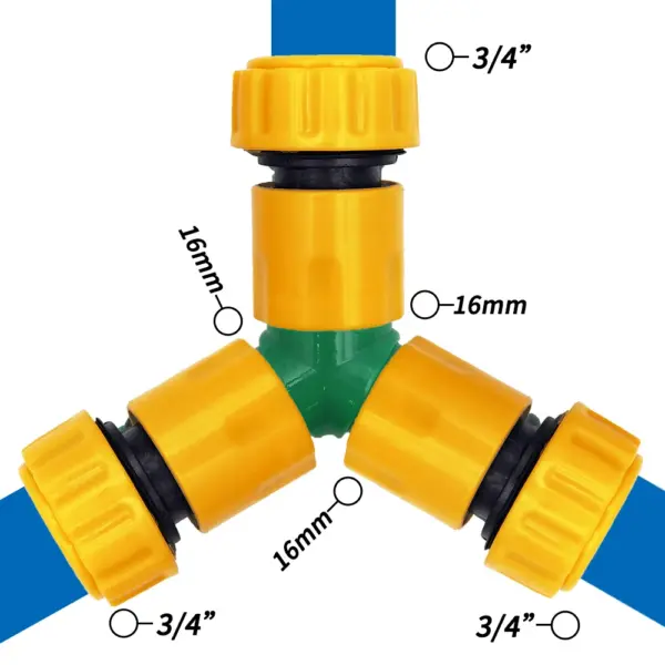 6PCS Garden Hose Repair Connectors 3/4 1/2 inch - Image 4