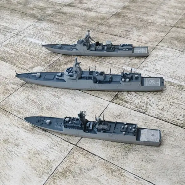 1Set 1/2000 Scale Warship Model Kit - Image 3
