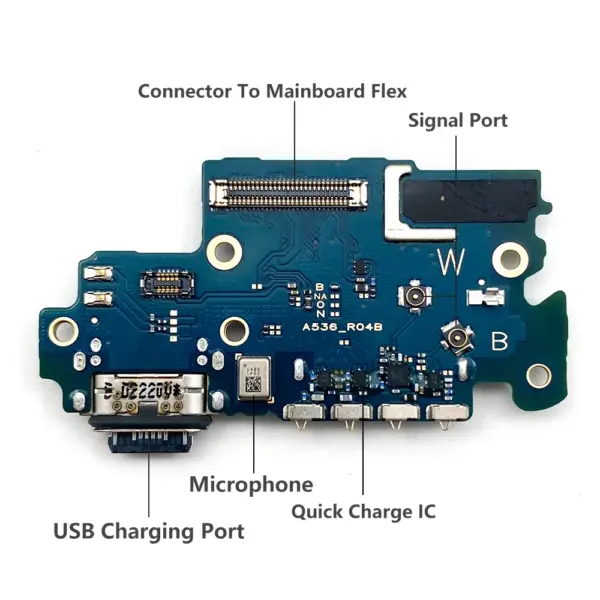 Samsung A53 5G USB Charging Port & Microphone Repair Kit - Image 3