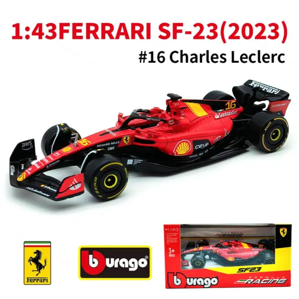 Bburago 1:43 Mercedes-AMG W14 Racing Car Model - Image 10