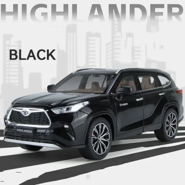 1:24 Alloy Highlander Model SUV with Sounds - Image 8