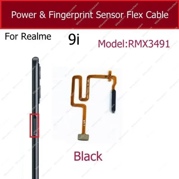 Realme Fingerprint Sensor Flex Cable for 7 8S 9Pro - Image 11
