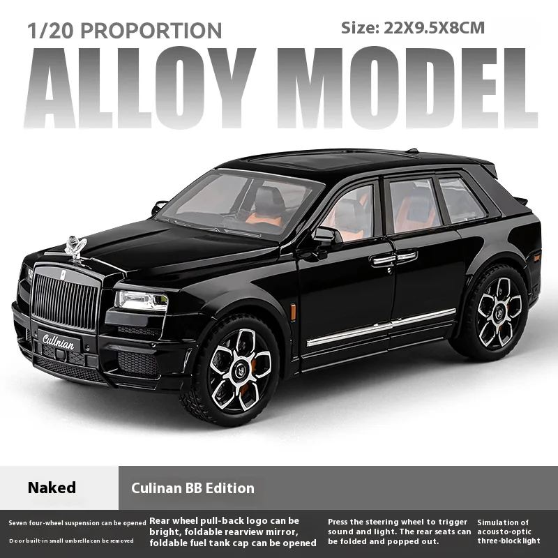 Rolls Royce Cullinan Diecast Model Car 1:20 8 Rolls Royce Cullinan Diecast Model Car 1:20 - Image 8