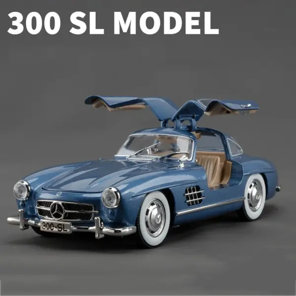 1:24 Scale Classic Diecast 300SL Car Model - Image 7
