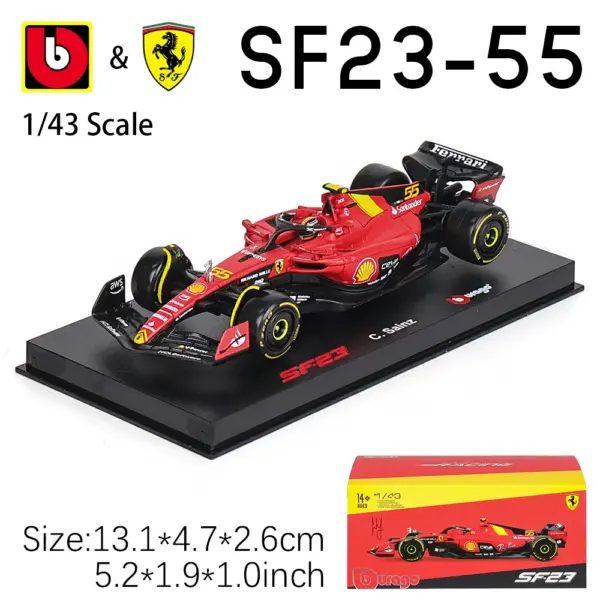 Ferrari SF24 SF23 1:43 Diecast Model Car - Image 11