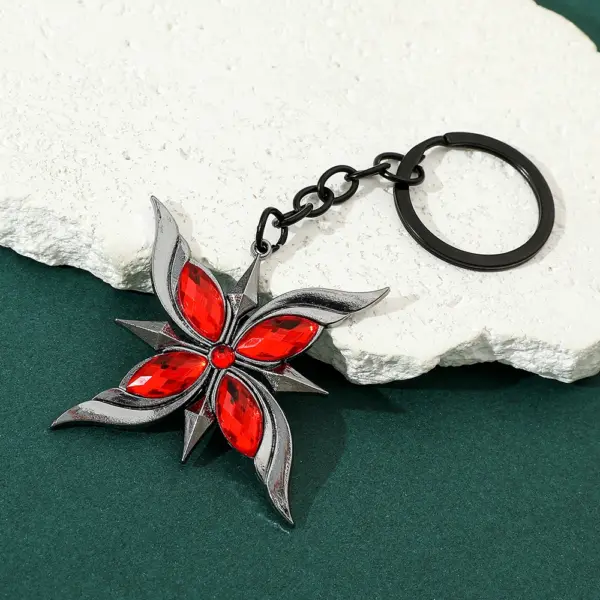 Genshin Impact Arlecchino Cosplay Keychain - Image 8