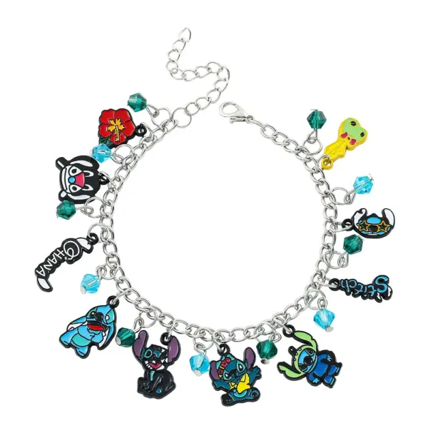 Stitch Silver Plated Charm Bracelet for Women - Image 13