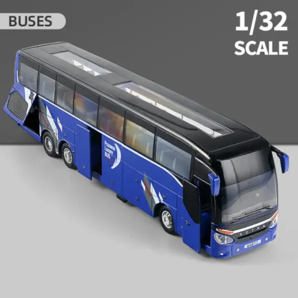 Alloy Tourist Bus Model Scale 1:32 with Sound - Image 11