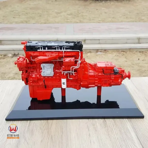 1:10 Scale Diecast Alloy Cummins M15 Model - Image 4