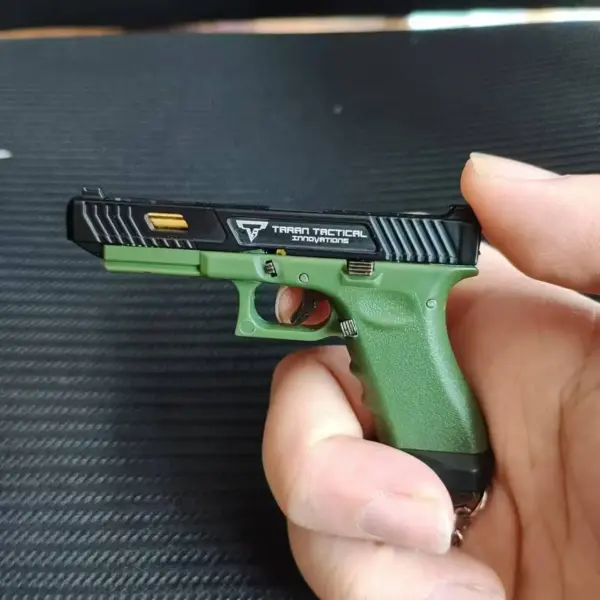 Mini Alloy G34 Pistol Keychain Fidget Toy - Image 7