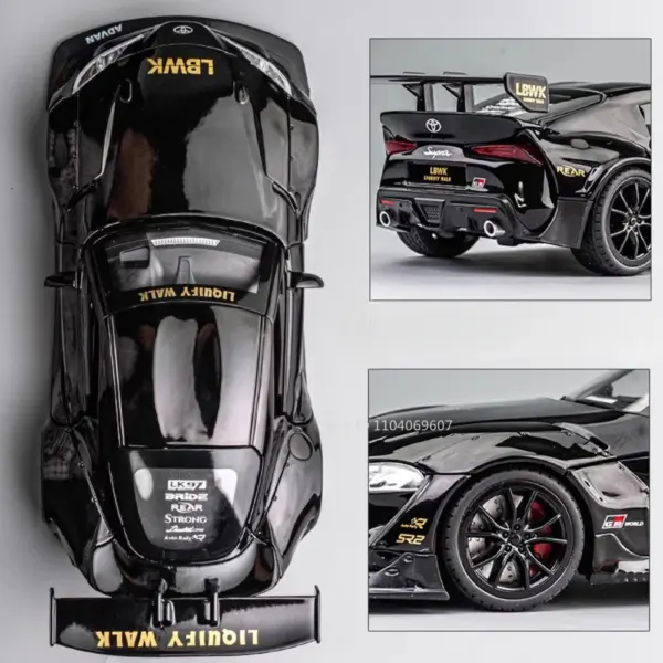 1:22 Scale Supra Diecast Model Car with Sound - Image 2