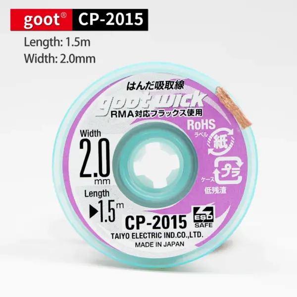 Goot Wick Desoldering Tape for PCB Repair - Image 3