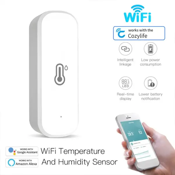 Cozylife WiFi Temperature & Humidity Sensor