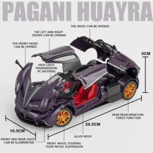 Pagani Zonda HP Huayra 1:24 Diecast Model Car 15 S5d7dfabfcd97422da8fdab686bbbe6f22
