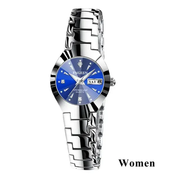 FNGEEN 5808 Stainless Steel Couple Watch - Image 14