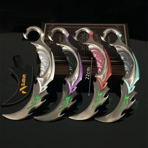 Valorant Luminous Reaver Karambit Replica 22cm - Image 3