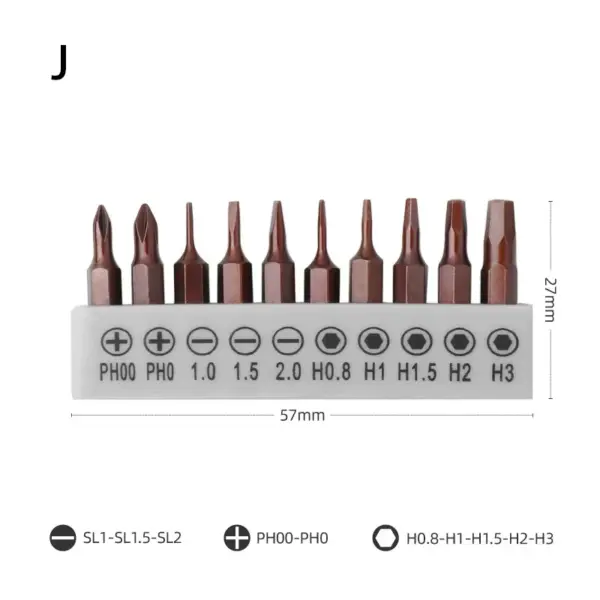 Multifunction 6.35mm Magnetic Bit Driver Set - Image 7