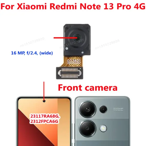 Tested Xiaomi Redmi Note 13 Pro 4G Rear Camera Flex Cable - Image 3