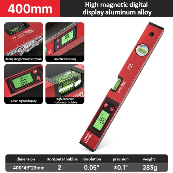 Magnetic Digital Protractor Angle Finder 0-90° - Image 7