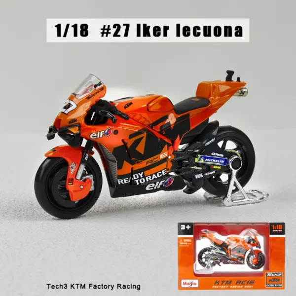 Maisto 1:18 2023 Ducati Bagnaia Model Motorcycle - Image 8