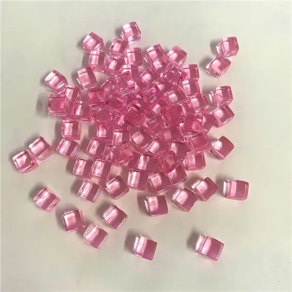100 Pcs Clear 8mm Acrylic Square Dice Set - Image 19