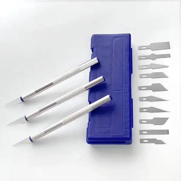 13-Piece Metal Carving Knife Set - Image 4