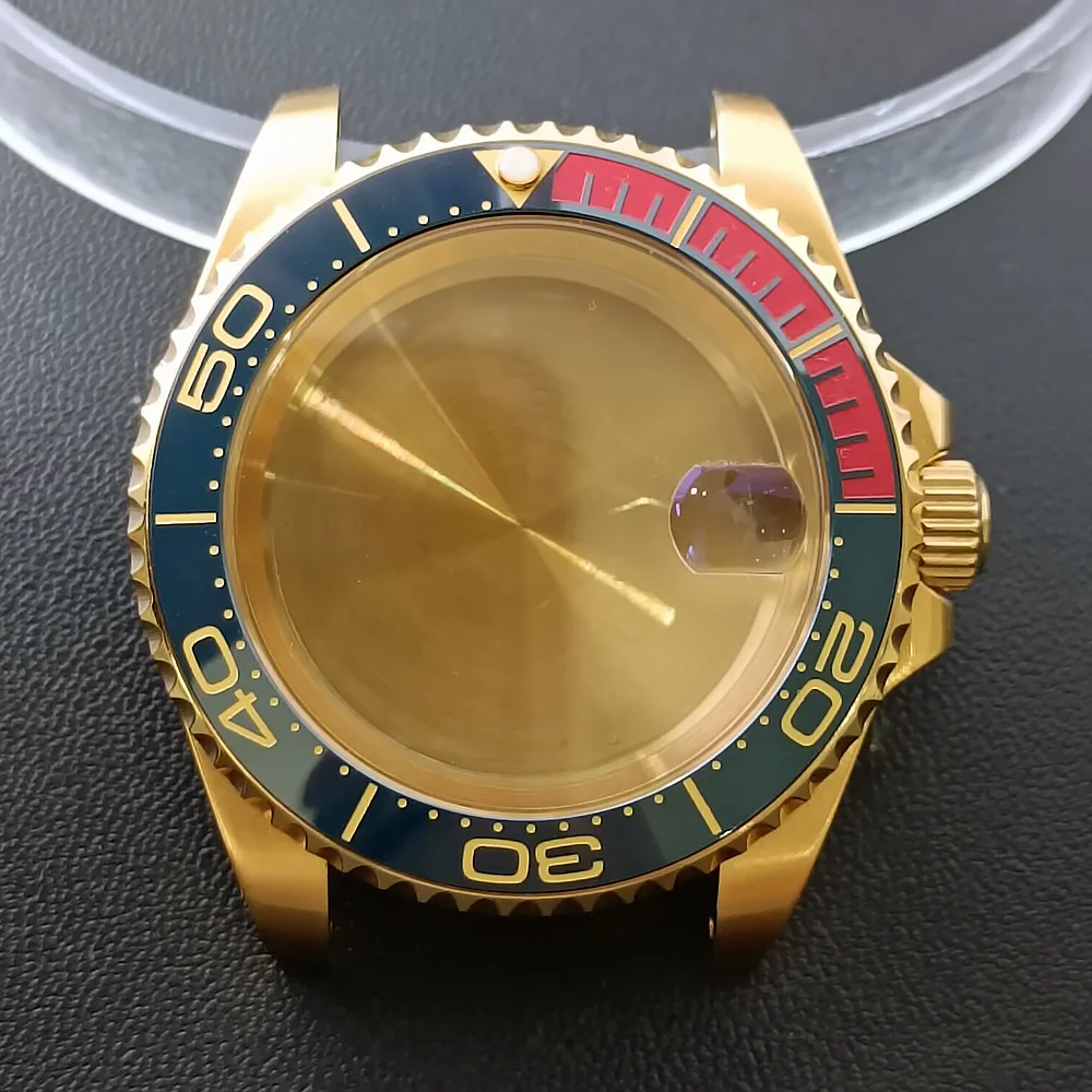 NH35 GMT Steel Watch Case 40.5mm Silver 28 NH35 GMT Steel Watch Case 40.5mm Silver - Image 28