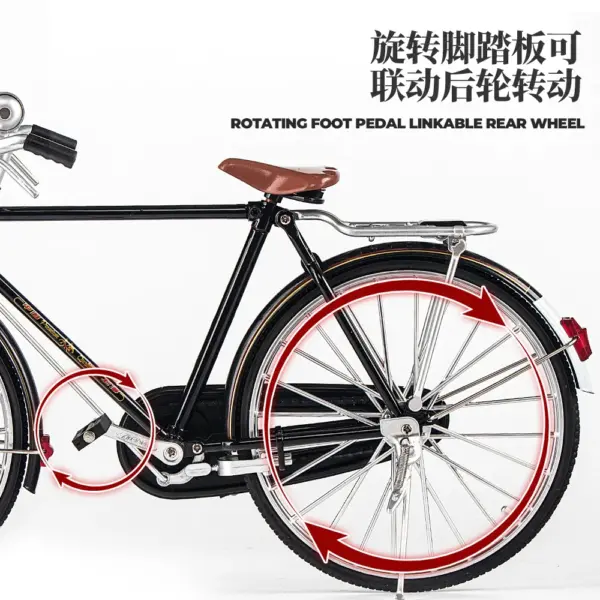1:6 Scale Retro Fingertip Mountain Bicycle Model - Image 4