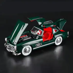 1:24 Alloy Benz 300SL Diecast Model Car 26 S5e1a9eedec83422b93bebee4397f43f62