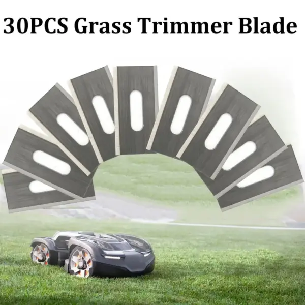 30PCS Stainless Steel Lawn Mower Blades - Image 6