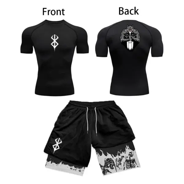 Anime 3D Printed Men's Gym Set - Image 6