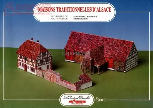 Hand-painted Paper Model DIY Architecture Kit - Image 14