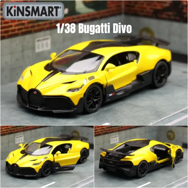 KiNSMART 1/38 Bugatti Divo Diecast Model - Image 10