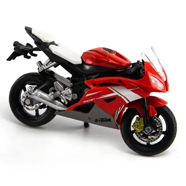 Yamaha R6 1:18 Diecast Motorcycle Model - Image 2