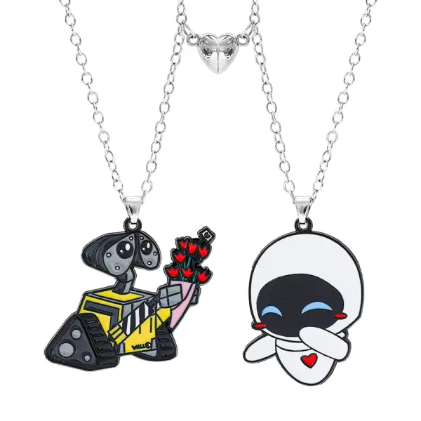 Disney Stitch Heart Necklace for Couples - Image 20